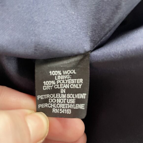 Vintage JL Colebrook Blazer Large Gray Plaid Wool Velvet Collar Academia NWOT - Picture 11 of 12